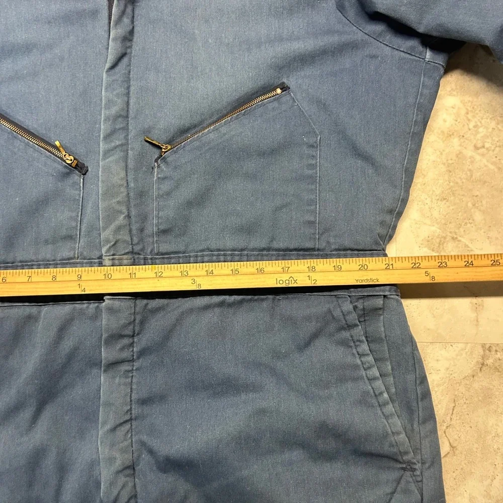 Walls Blizzard-Pruf Insulated Coveralls Blue Mens XL Regular Vintage USA Made